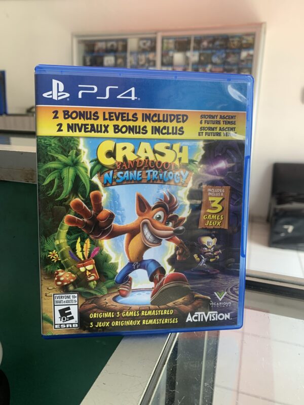 Crash Bandicoot Triology/ PS4 / Semi usado