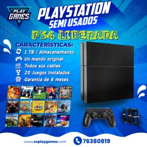 Semi Usada PlayStation 4 FAT - LIBERADA