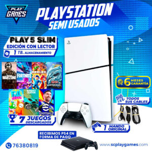 Semi Usada PlayStation 5 SLIM - Edición con Lector