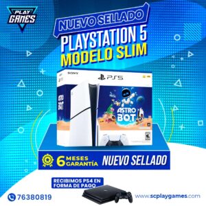 PlayStation 5 SLIM Edición con lector Bundle Astro Bot