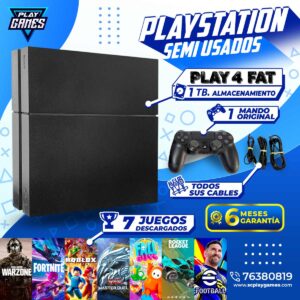 Semi Usada PlayStation 4 FAT - 1 TB.