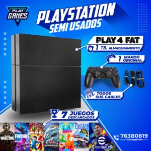 Semi Usado PlayStation 4 FAT - 1 TB.