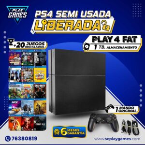 Semi Usada PlayStation 4 FAT - LIBERADA