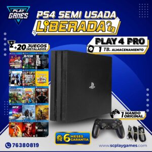 Semi Usada PlayStation 4 PRO - LIBERADA