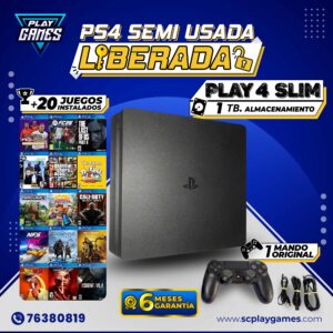 Semi Usada PlayStation 4 Slim LIBERADA