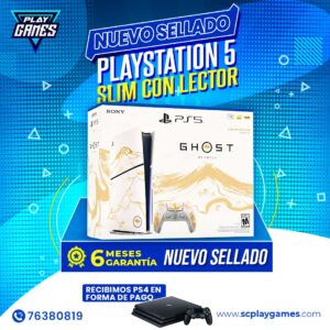 PlayStation 5 SLIM Edición con lector - Ghost of YOTEI (NUEVA SELLADA)