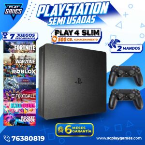 Semi Usada PlayStation 4 Slim 500 GB. (OFERTA)