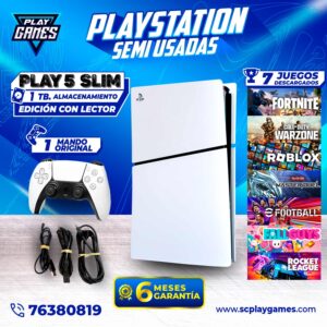 Semi Usada PlayStation 5 SLIM - Edición con Lector