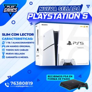 PlayStation 5 SLIM Edición con lector (NUEVA SELLADA)