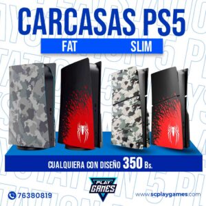 Carcasas con Diseños para PS5 FAT y Slim con lector / Nuevo Sellado