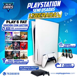 Semi Usada PlayStation 5 FAT Edición con Lector - LIBERADA